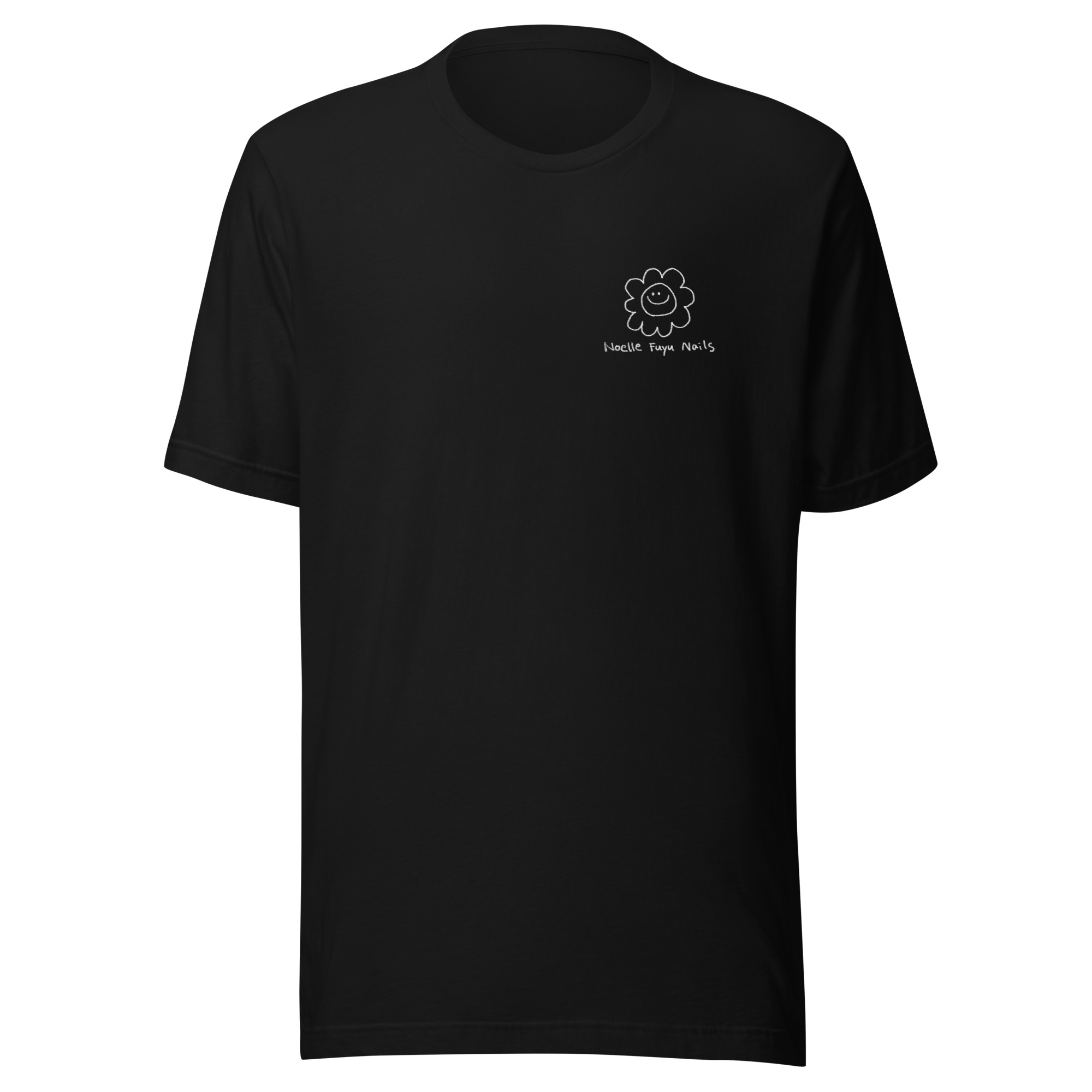 Noelle Fuyu Nails Happy Doodle Black Tee